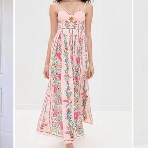 Floral Pink Maxi Dress